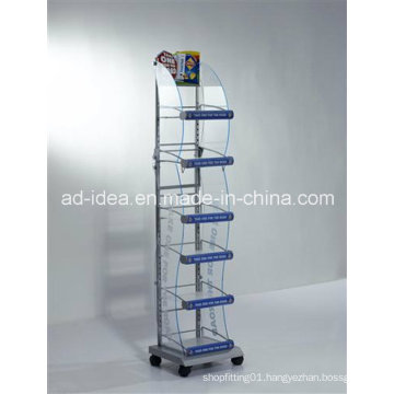 Hot Sale Rotatable Six Layers Acrylic Exhibition Stand/Multipurpose Exhibition Stand